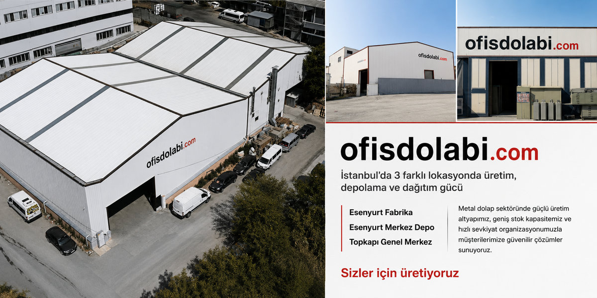 OfisDolabi.com Gökerler Çelik güvencesiyle metal dolap ürünleri