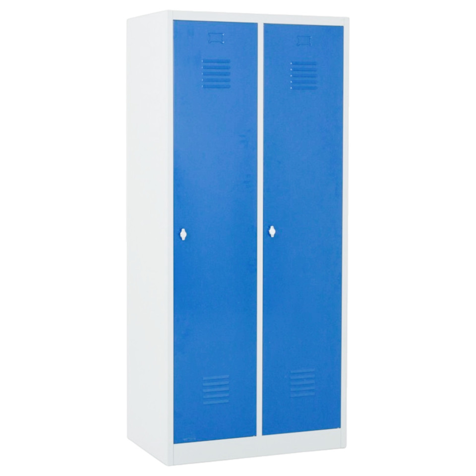 2’li Bölmeli Metal Personel Soyunma Dolabı
