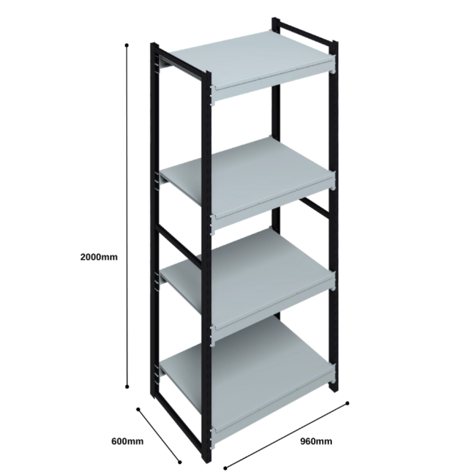 Hafif Rack Raf 60×96 CM